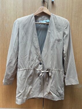 Vintage Anne Klein II silk Blazer